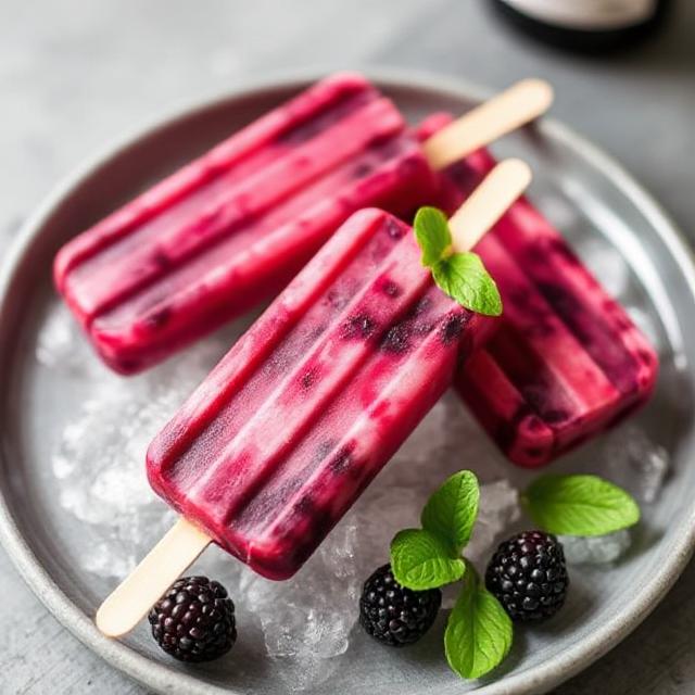 Pinot Noir Infused Blackberry Wine Lolly To Make You Jolly